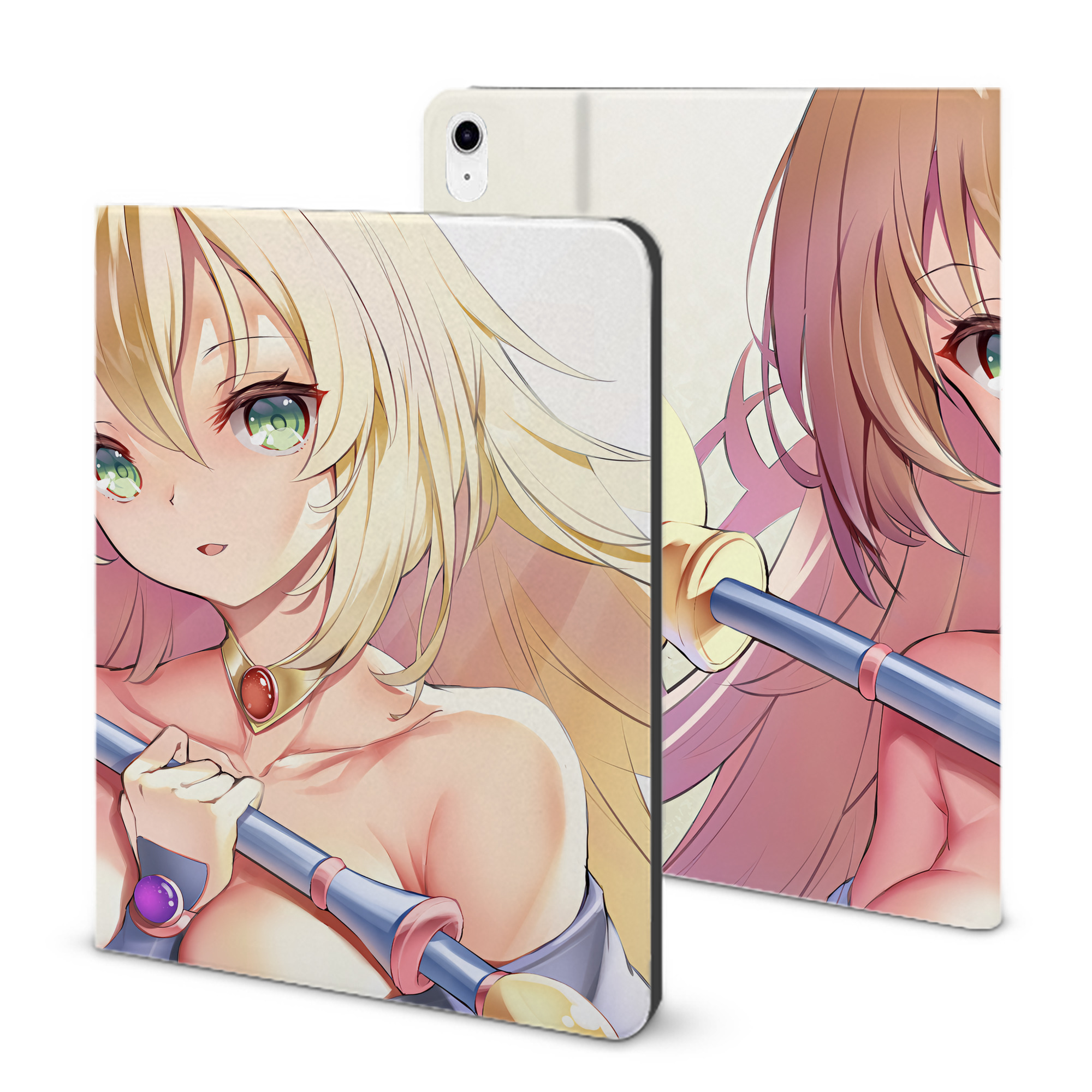 （画像用） 遊☆戯☆王 Yu-Gi-Oh! IPad ケース ブック型 PUレザー TPU 耐衝撃 軽量 薄型 ペン収納なし 全面保護 IPad 各モデル対応